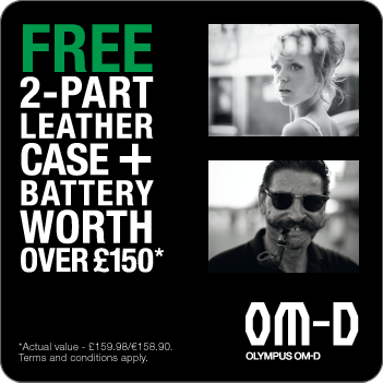 Olympus OMD Free Camera Case and Battery Promotion