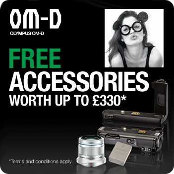 Olympus OM-D Free Lens & Battery Holder Promotion